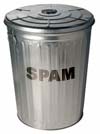 trashcan spam